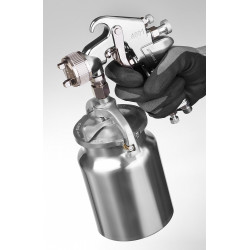 STAYER AirPro S, EA 1.4 мм, пневматический краскопульт с нижним бачком, Professional (06477-1.4)