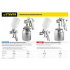 STAYER AirPro S, EA 1.4 мм, пневматический краскопульт с нижним бачком, Professional (06477-1.4)