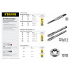 STAYER M8 х 1.0, 2 шт, комплект метчиков (28025-08-1.0-H2)