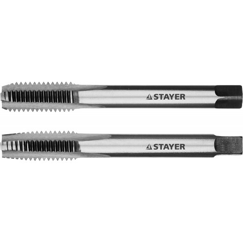 STAYER M10 х 1.5, 2 шт, комплект метчиков (28025-10-1.5-H2)