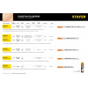 STAYER T301CD, T-хвост., HCS сталь, по дереву, шаг зуба 3 мм (6TPI), раб. длина 90 мм, 2 шт, полотна для лобзика, Professional (15982-4)