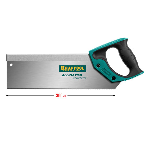 KRAFTOOL Alligator Tenon 15, 300 мм, ножовка с обушком для стусла (15228-30)