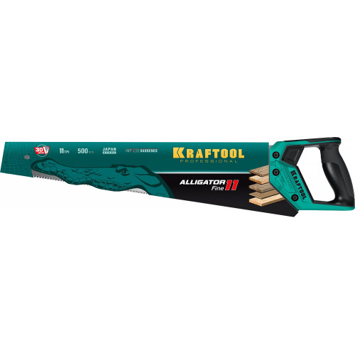 KRAFTOOL Alligator Fine 11, 500 мм, ножовка для точного реза (15203-50)