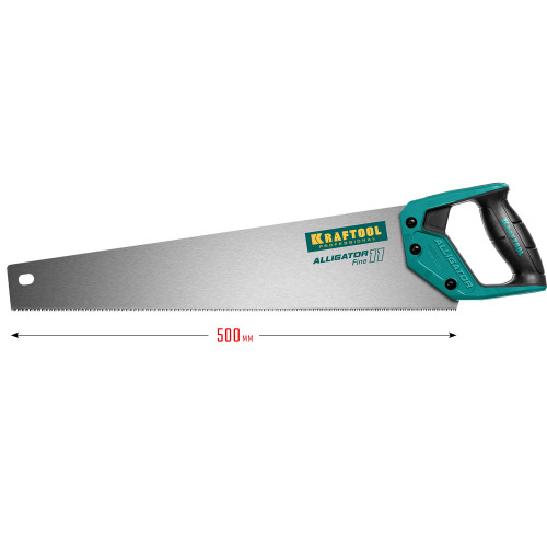 KRAFTOOL Alligator Fine 11, 500 мм, ножовка для точного реза (15203-50)