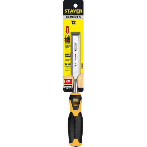 STAYER Hercules, 12 мм, стамеска-долото, Professional (18205-12)
