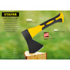 STAYER COMPACT, 500/600 г, 250 мм, суперкомпактный топор, Professional (2064-06)