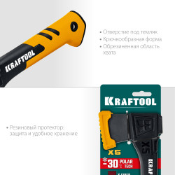 KRAFTOOL X5, 440/620 г, в чехле, 230 мм, универсальный топор (20660-05)