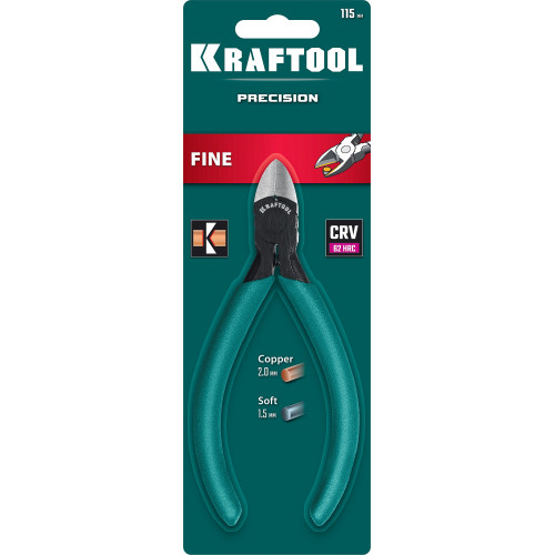 KRAFTOOL Kraft Mini, чистый рез 115 мм, прецизионные бокорезы (220017-6-11)