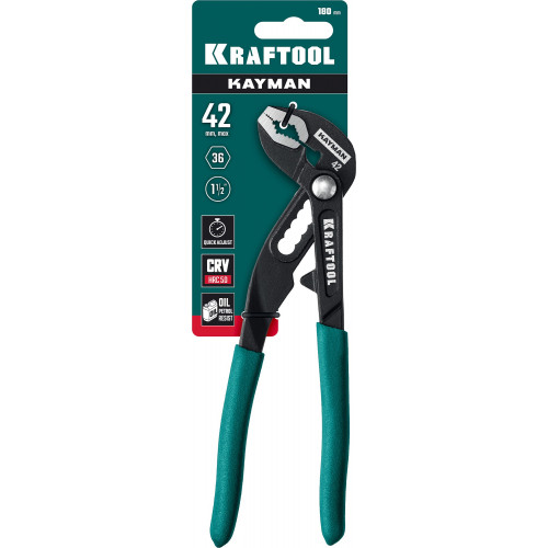 KRAFTOOL KAYMAN, 180 мм, переставные клещи (22353-18)