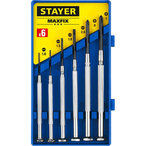 STAYER 6 предм., часовые отвертки (2560-H6)