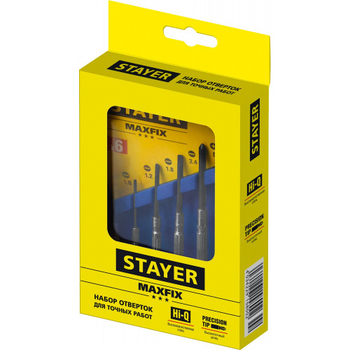 STAYER 6 предм., часовые отвертки (2560-H6)