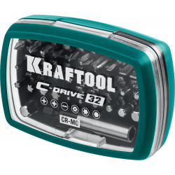 KRAFTOOL C-Drive 32, 32шт, набор многофункциональных бит (26067-H32)