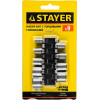 STAYER 9 шт, набор бит с адаптером (26089-H9)