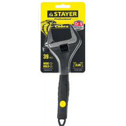STAYER COBRA, 200/39 мм, разводной ключ, Professional (27264-20)