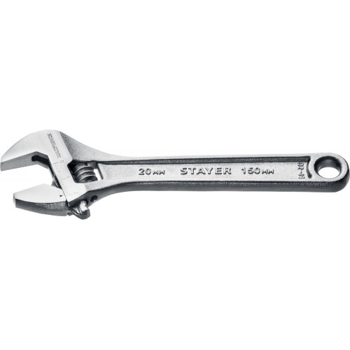 STAYER MAXFORCE, 150/20 мм, разводной ключ (2725-15)