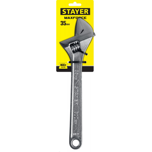 STAYER MAXFORCE, 300/35 мм, разводной ключ (2725-30)
