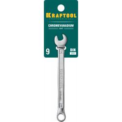 KRAFTOOL 9 мм, комбинированный гаечный ключ (27079-09)