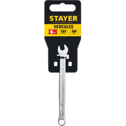 STAYER HERCULES, 6 мм, комбинированный гаечный ключ, Professional (27081-06)