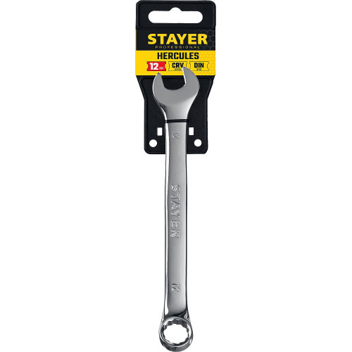 STAYER HERCULES, 12 мм, комбинированный гаечный ключ, Professional (27081-12)