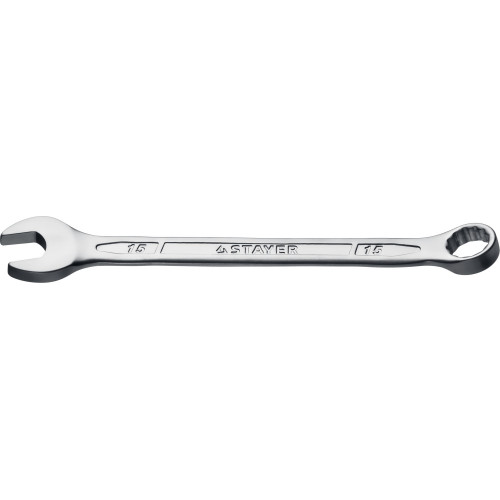 STAYER HERCULES, 15 мм, комбинированный гаечный ключ, Professional (27081-15)