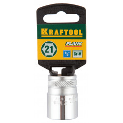 KRAFTOOL FLANK, 1/2″, 21 мм, торцовая головка (27805-21)