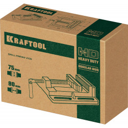 KRAFTOOL 75 мм, станочные сверлильные тиски (32715-75)