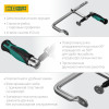 KRAFTOOL Forge FF-200/100, 100 х 200 мм, цельнокованая струбцина F (32014-100-200)