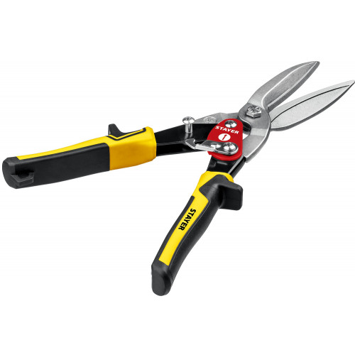 STAYER Cobra, 290 мм, прямые удлинённые ножницы по металлу (23055-29)