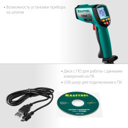 KRAFTOOL TRM-1700, -30° +1650°С, пирометр инфракрасный (45701-1650)