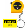 STAYER Mini, 1 м х 6 мм, рулетка-брелок (34140-1)