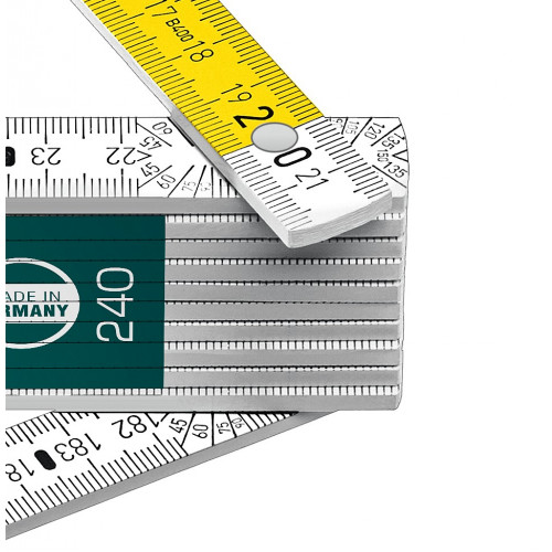 KRAFTOOL PRO-90 Kontakt, 2.4 м, профессиональный складной деревянный метр (34729)