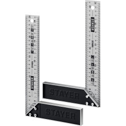 STAYER 250 мм, столярный угольник, Professional (3431-25)