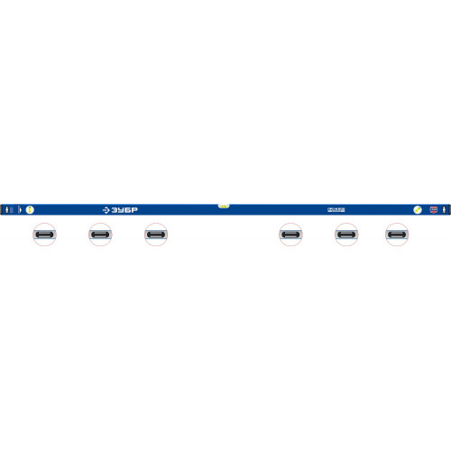 ЗУБР ПРО-М, 2000 мм, усиленный магнитный уровень, Профессионал (34589-200)