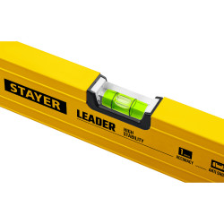 STAYER LEADER, 2000 мм, усиленный профиль, уровень с поворотным глазком (3466-200)