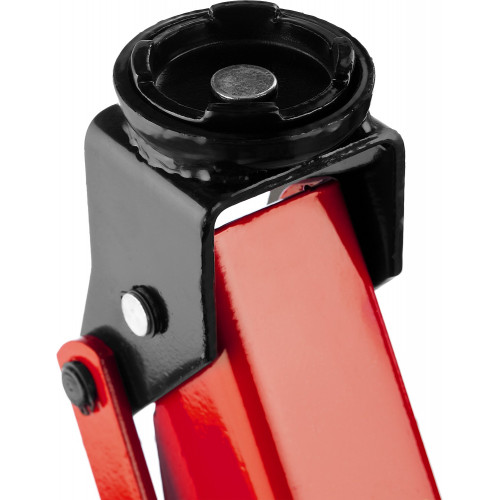 STAYER R-33 RED FORCE, 3 т, 135 - 400 мм, подкатной домкрат с увеличенным подъемом, Professional (43154-3)