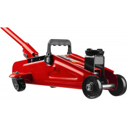 STAYER R-22 RED FORCE, в кейсе, 2 т, 125 - 320 мм, подкатной домкрат для легковых а/м, Professional (43152-2-K)