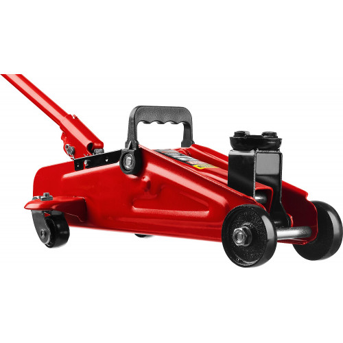 STAYER R-22 RED FORCE, в кейсе, 2 т, 125 - 320 мм, подкатной домкрат для легковых а/м, Professional (43152-2-K)
