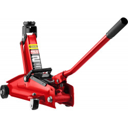 STAYER R-28 RED FORCE, 2 т, 130 - 350 мм, подкатной домкрат для легковых а/м, Professional (43153-2)