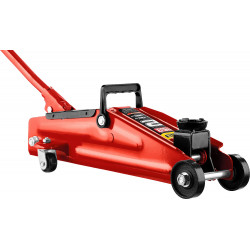STAYER R-28 RED FORCE, 2 т, 130 - 350 мм, подкатной домкрат для легковых а/м, Professional (43153-2)