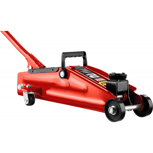 STAYER R-28 RED FORCE, 2 т, 130 - 350 мм, подкатной домкрат для легковых а/м, Professional (43153-2)