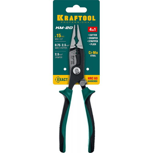 KRAFTOOL KM-20 клещи электромонтажные (23336-20)