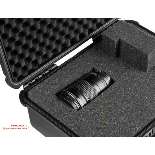 KRAFTOOL PANZER-10, 270 х 240 х 170 мм, (10″), IP55, ударопрочный пластиковый ящик (38251-10)