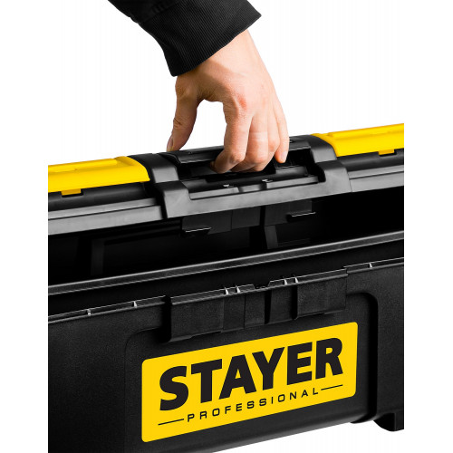 STAYER TOOLBOX-19, 480 х 270 х 240, пластиковый ящик для инструментов, Professional (38167-19)