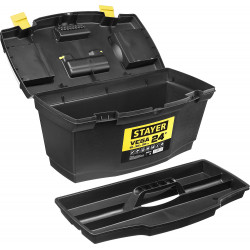 STAYER VEGA-24, 610 х 320 х 300 мм, (24″), пластиковый ящик для инструментов (38105-21)