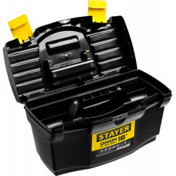 STAYER ORION-16, 410 x 230 x 230 мм, (16″), пластиковый ящик для инструментов (38110-16)