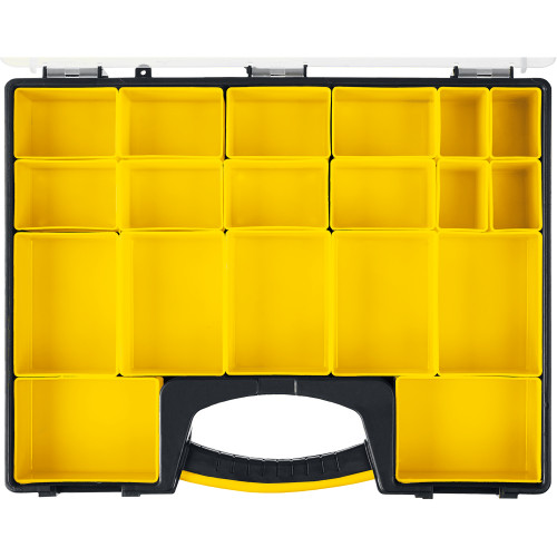 STAYER ROCKET-19, 420 x 330 x 50 мм, (16.5″), пластиковый органайзер с 19 съемными лотками (2-38032)