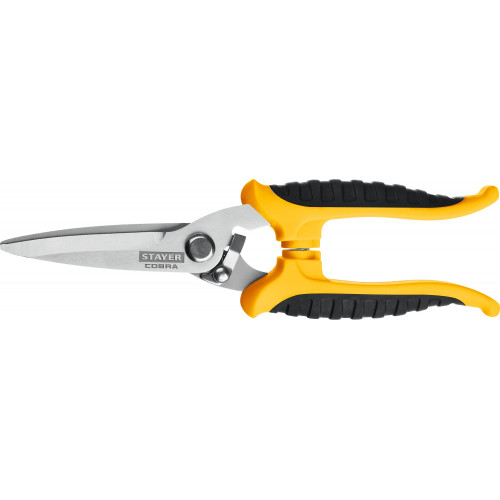 STAYER COBRA, 200 мм, Универсальные технические ножницы, Professional (23227)