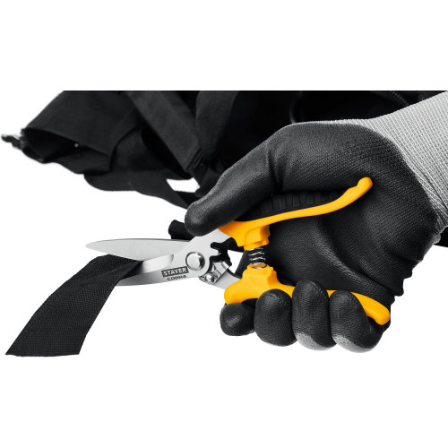 STAYER COBRA, 200 мм, Универсальные технические ножницы, Professional (23227)