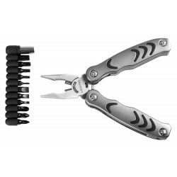 STAYER PROFESSIONAL, мультитул, 12в1, силовая модель, с набором бит, нейлоновый чехол, 105мм (22852)
