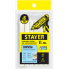 STAYER Cristal, 1 х 100 мм, 6 шт, прозрачные, универсальные клеевые стержни Professional (0682-H6)